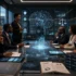 AI governance in modern boardroom setting
